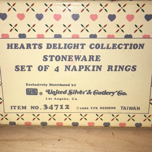 4 napkin rings - Picture 3 of 7